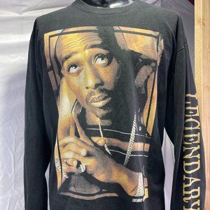 Vintage Tupac Legendary Shaka Black Shirt by Shaka Wear - Size 2XL